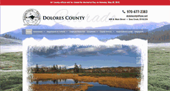 Desktop Screenshot of dolorescounty.org